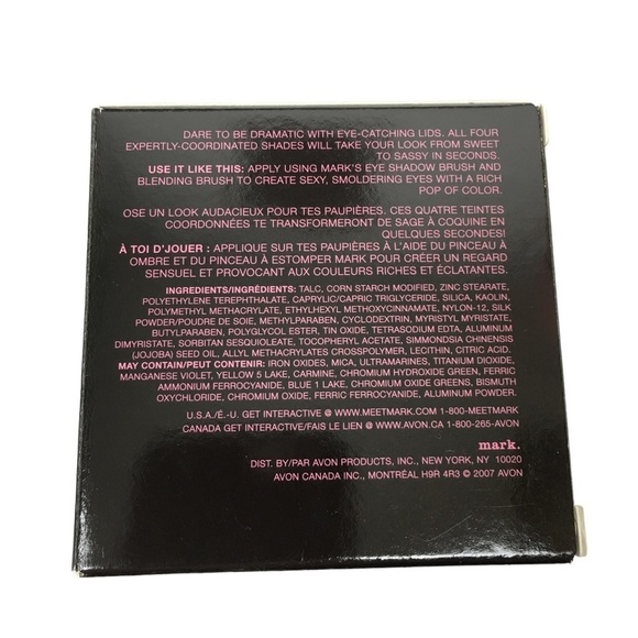 mark. Femme 4 Eye Shadow Quad Palette 4 Full Size I-mark. Eyeshadows Avon RARE - Picture 5 of 6